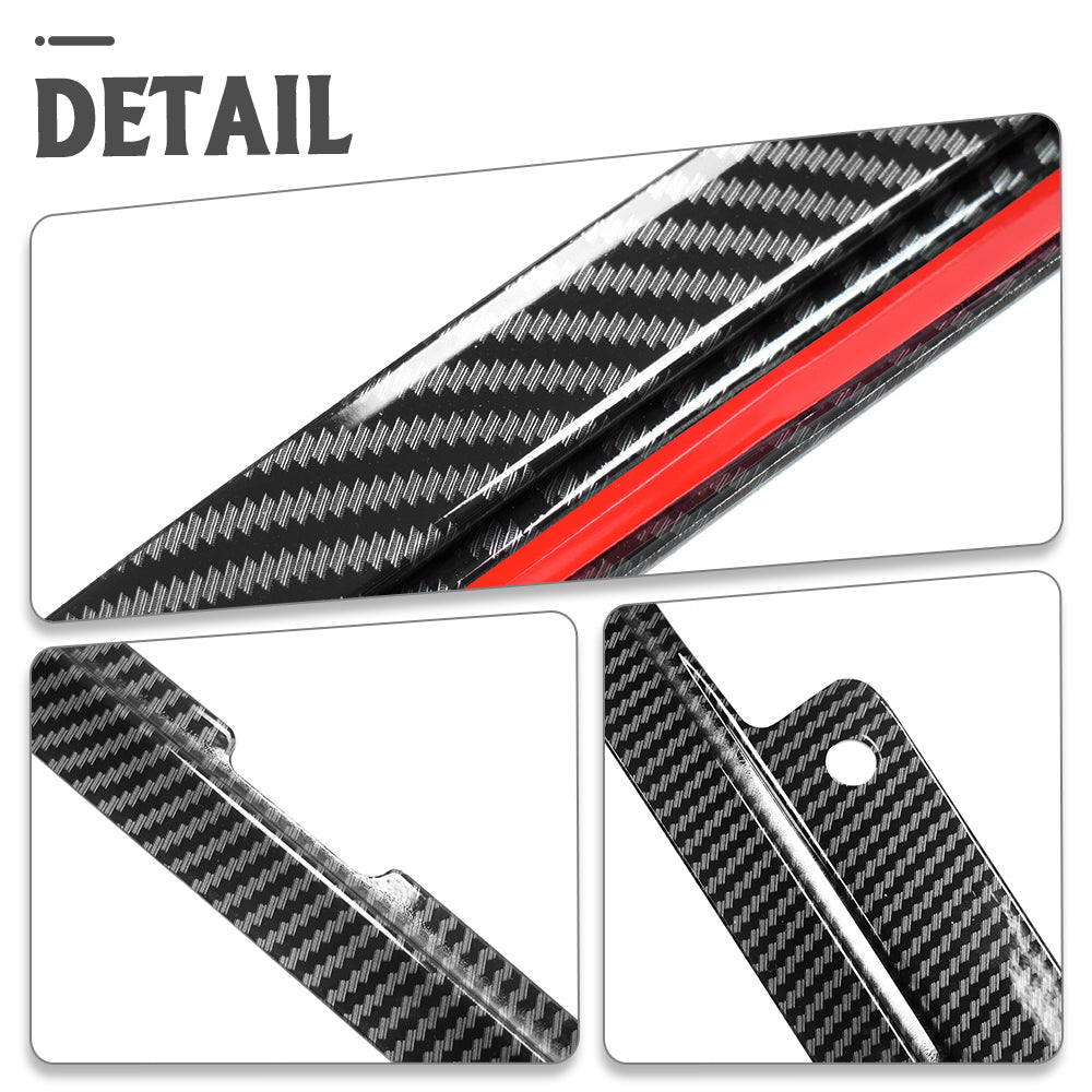 ABS Plastic, Front Wheel Eyebrow Fender Trim for Ford Mustang S650 GT Darkhorse 2024 2025, Car Wheel Arch Covers