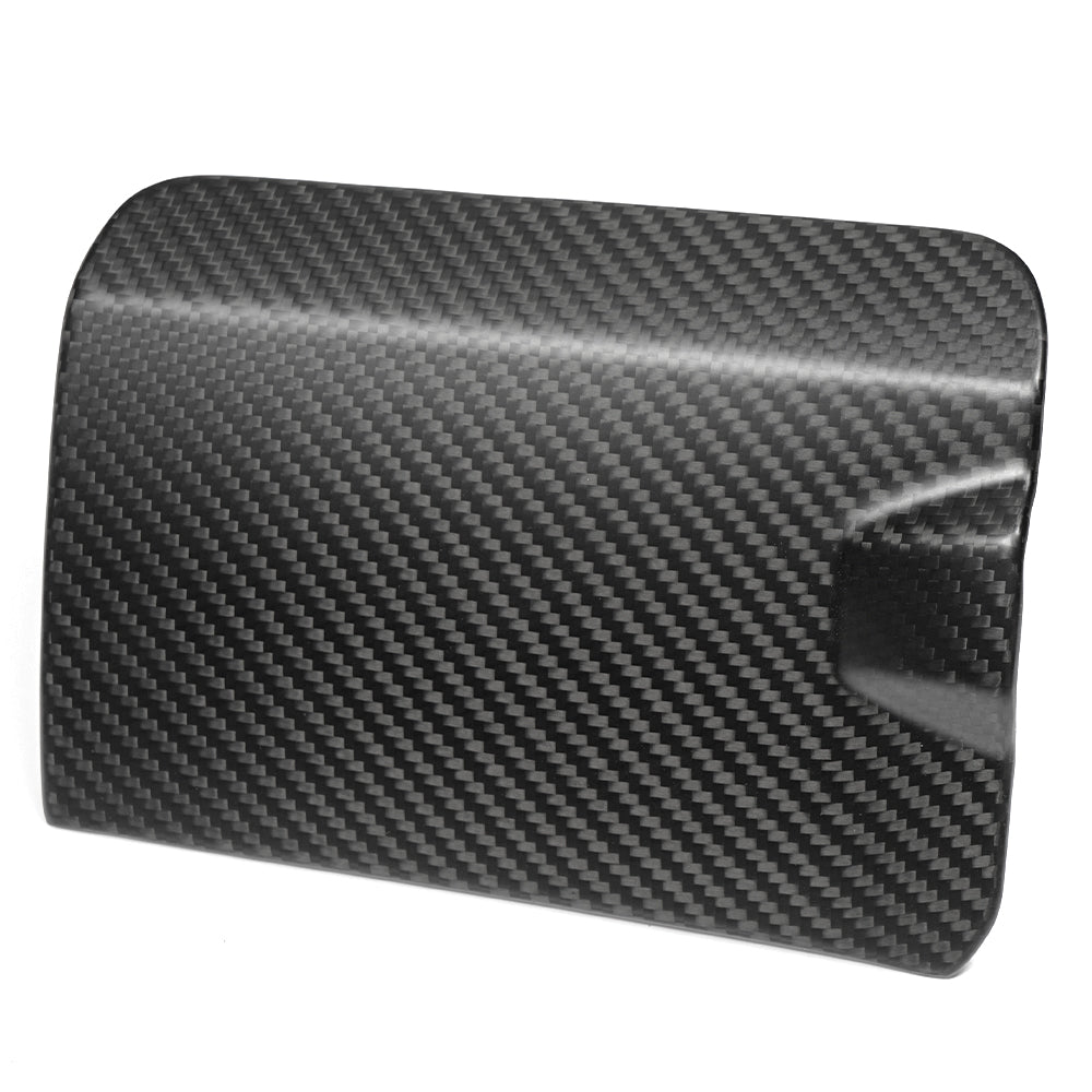 Genuine Carbon Fiber Fuel Tank Cover Trim Oil Gas Door Cap For Ford Bronco Raptor Wildtrak Outer Banks 2021 - 2025