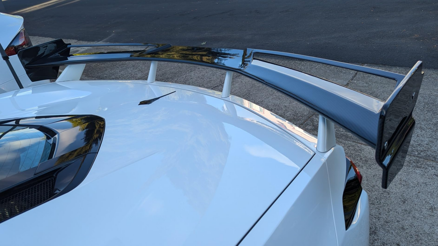 For Corvette C8 Z51 2020-2023 Replacement Rear Spoiler High Wing Carbon Fiber Exterior Accessories