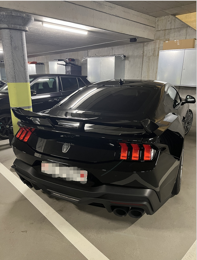 For Ford Mustang S650 Dark Horse GT Ecoboost 2024+ ABS Rear Spoiler Replacement Exterior Accessories