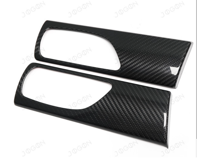 Real Carbon Fiber Front Rear Inner Door Handle Panel Cover Interior Accessories For Lexus IS300 IS350 IS500 F SPORT 2014-2024