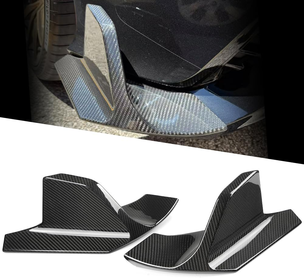 Real Carbon Fiber Rear Spats For Acura Integra Type S A-Spec 2023 2024 2025, Rear Bumper Side Aprons
