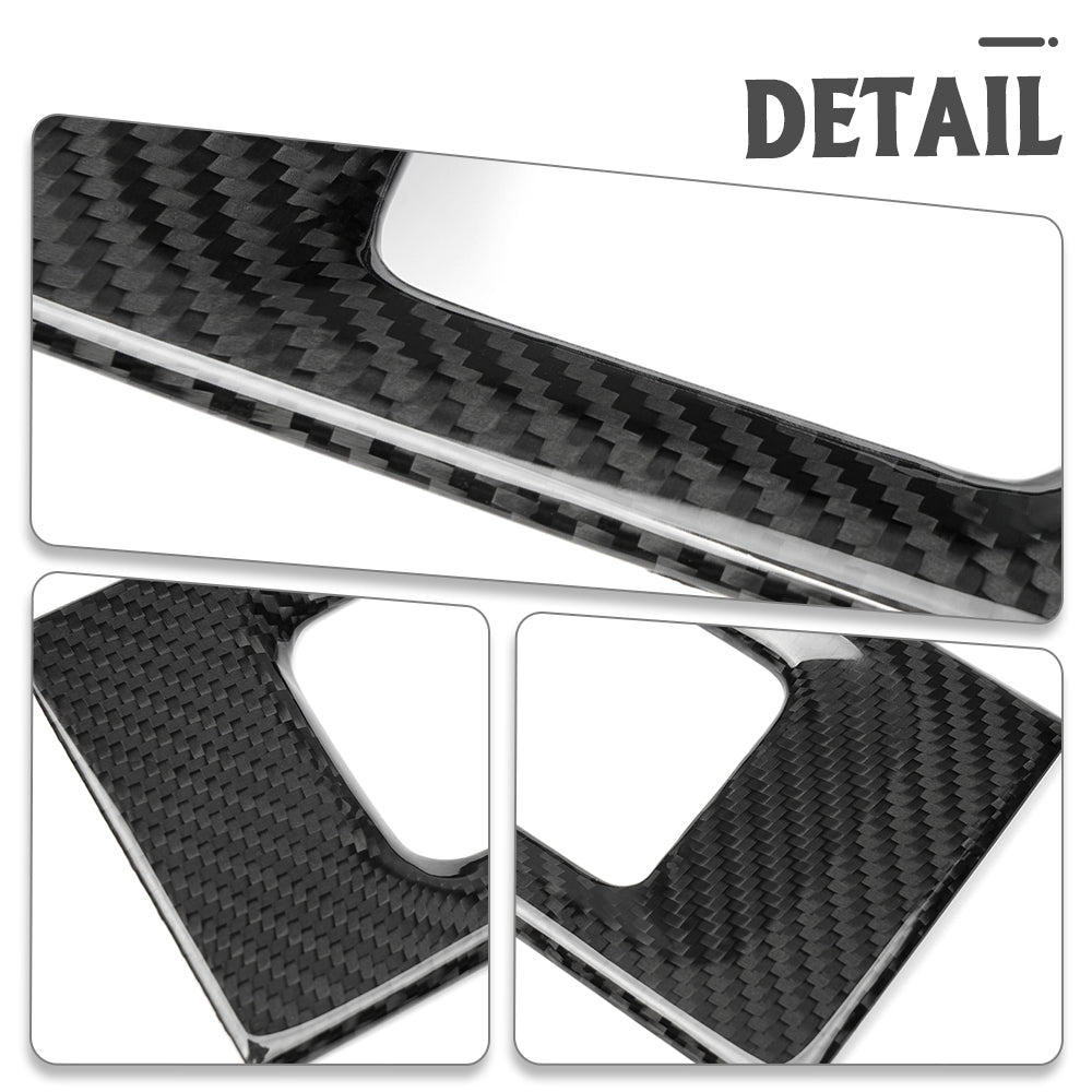 Real Carbon Fiber Interior Door Handle Grab Trim For Mercedes Benz G Class G500 G63 W463A W464 2019-2025