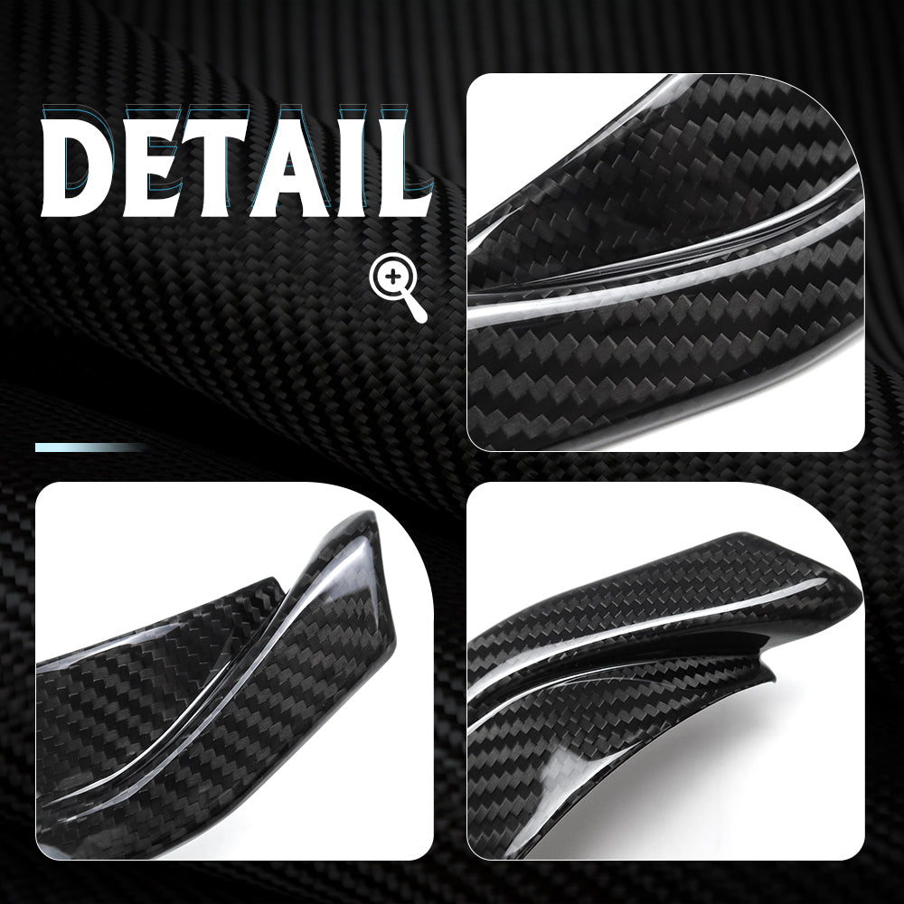 Dry Carbon Fiber Steering Wheel Cover Trim For Lotus Emira I4 V6 GT4 2022 2023 2024 2025