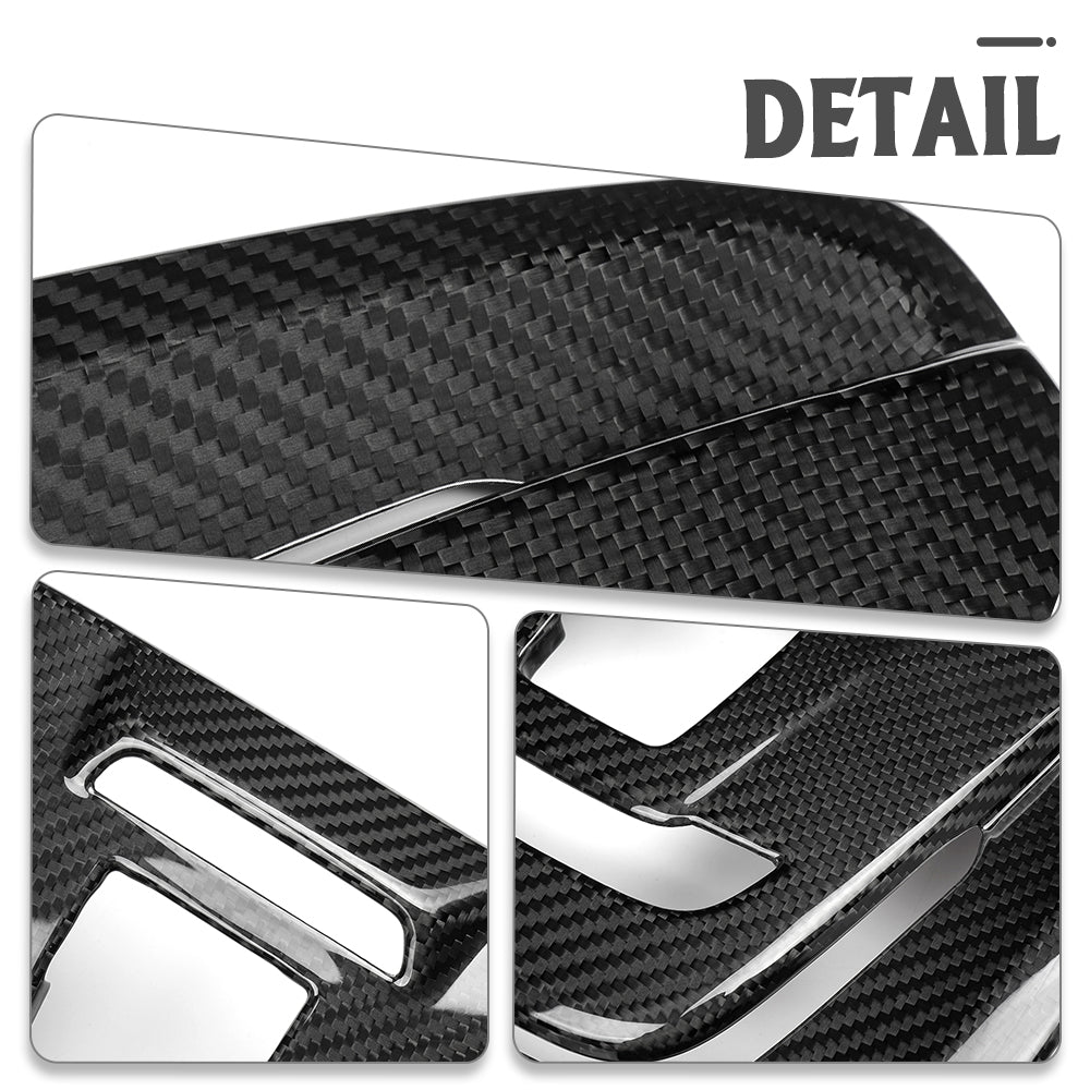 Dry Carbon Fiber Roof Reading Light Lamp Cover Trim For Toyota GR Corolla GZEA14 2023 2024 2025