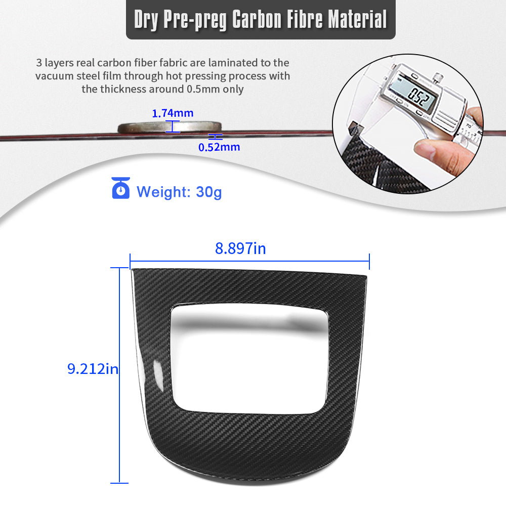 Real Carbon Fiber Gear Shift Panel Frame Trim For Mercedes Benz G500 G550 G563 W464 W465 AMG 2025