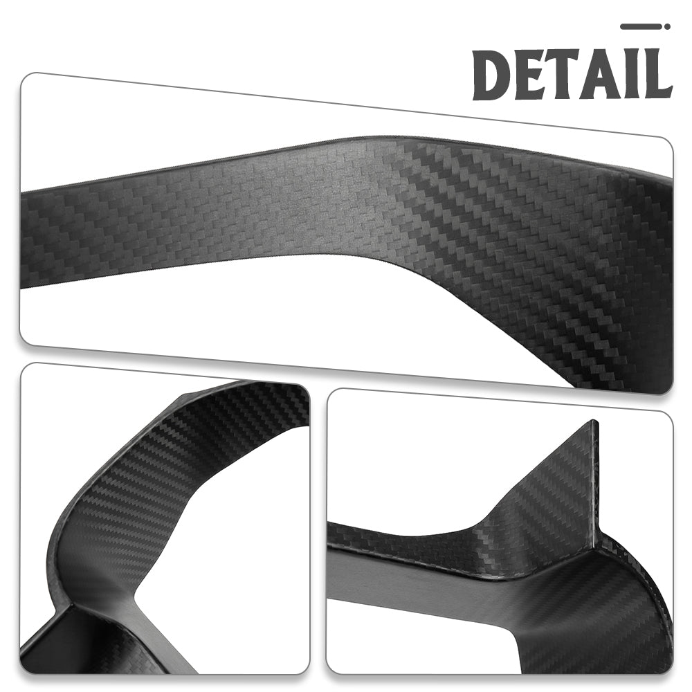 Dry Carbon Fiber Dashboard Cover Trim For Ford Bronco Raptor Outer Banks Badlands 2021-2025, Instrument Cluster Bezel