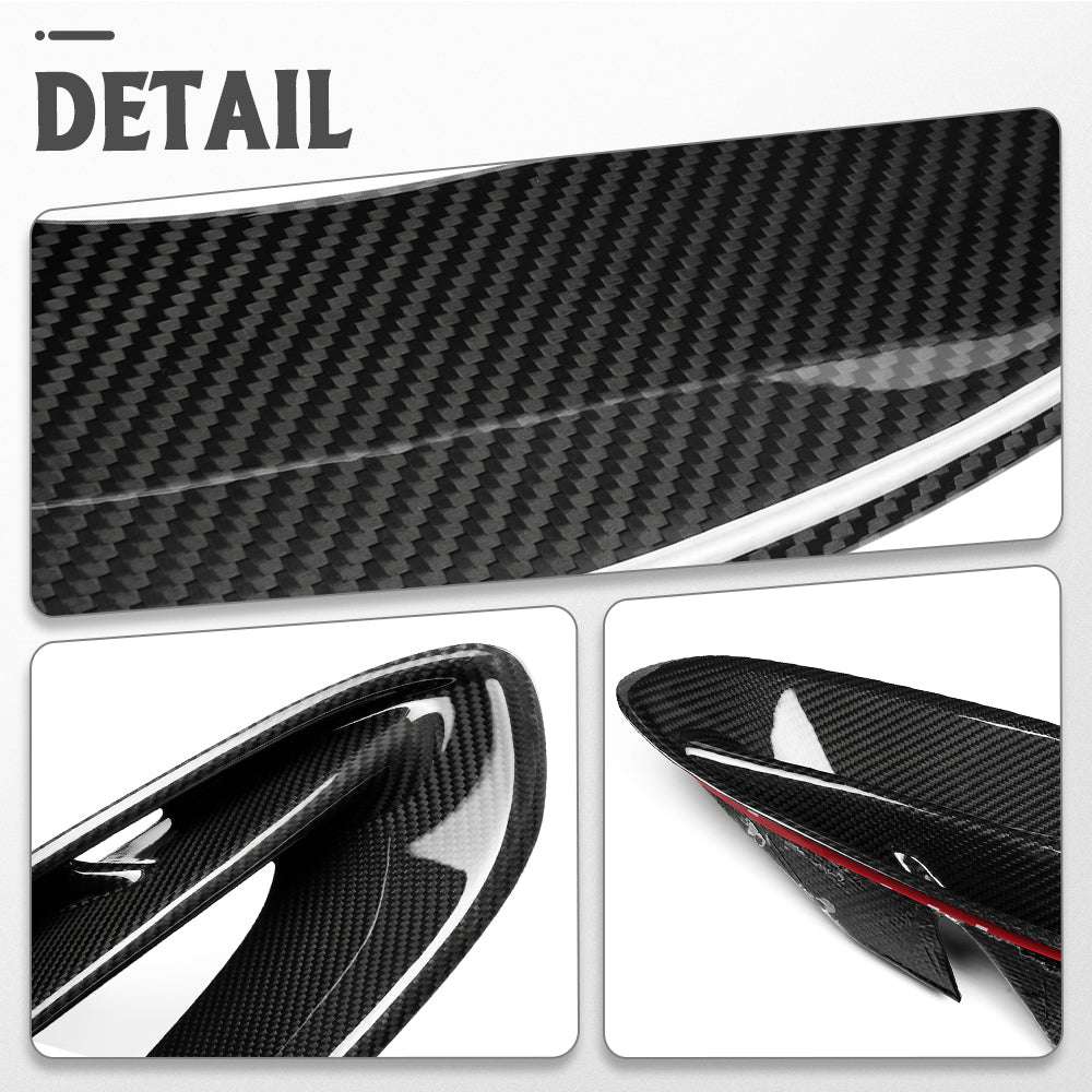 Prepreg Dry Carbon Fiber Side Fender Vent Trim For Lotus Emira I4 V6 2022 2023 2024 2025, Exterior Trim
