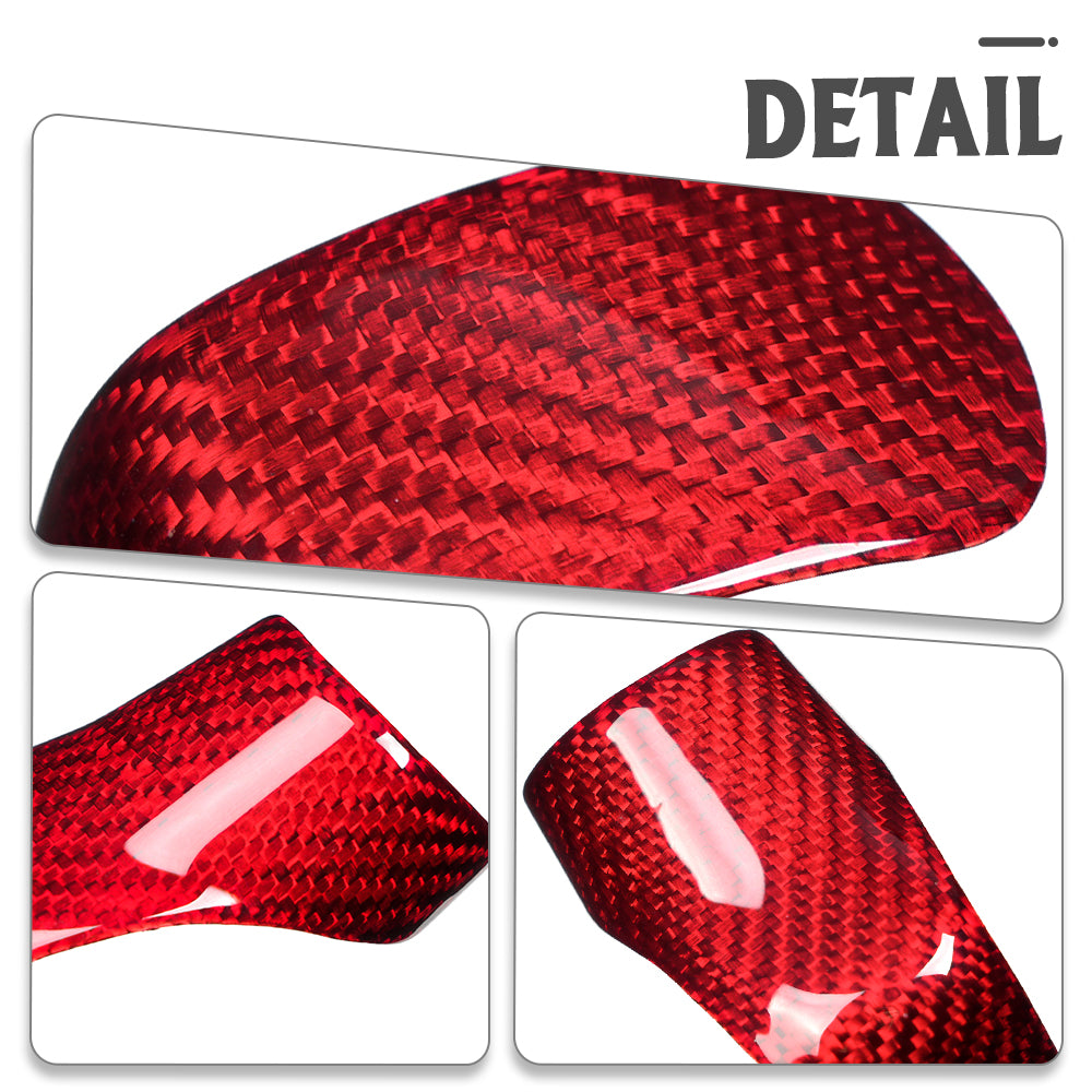 Dry Carbon Fiber Gear Shift Knob Cover Trim For Lexus IS300 IS350 IS500 RC350 RC300 XC10 RC300h GS200 GS300 GS350 GS450h 2021+