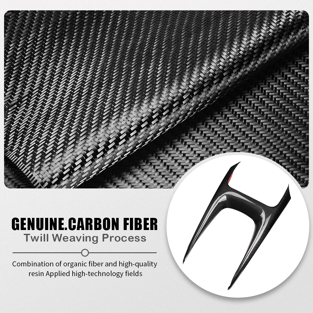 Authentic Carbon Fiber Gear Shift Panel Top Cover Trim For Toyota GR Corolla GZEA14 Morizo 2023 2024 2025