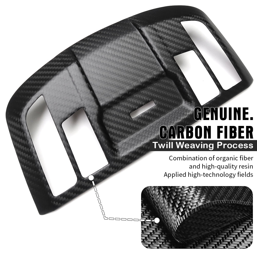 For Porsche 911 Carrera T 4S 992 2020+ Roof Reading Light Button Frame Dry Carbon Fiber Car Accessories