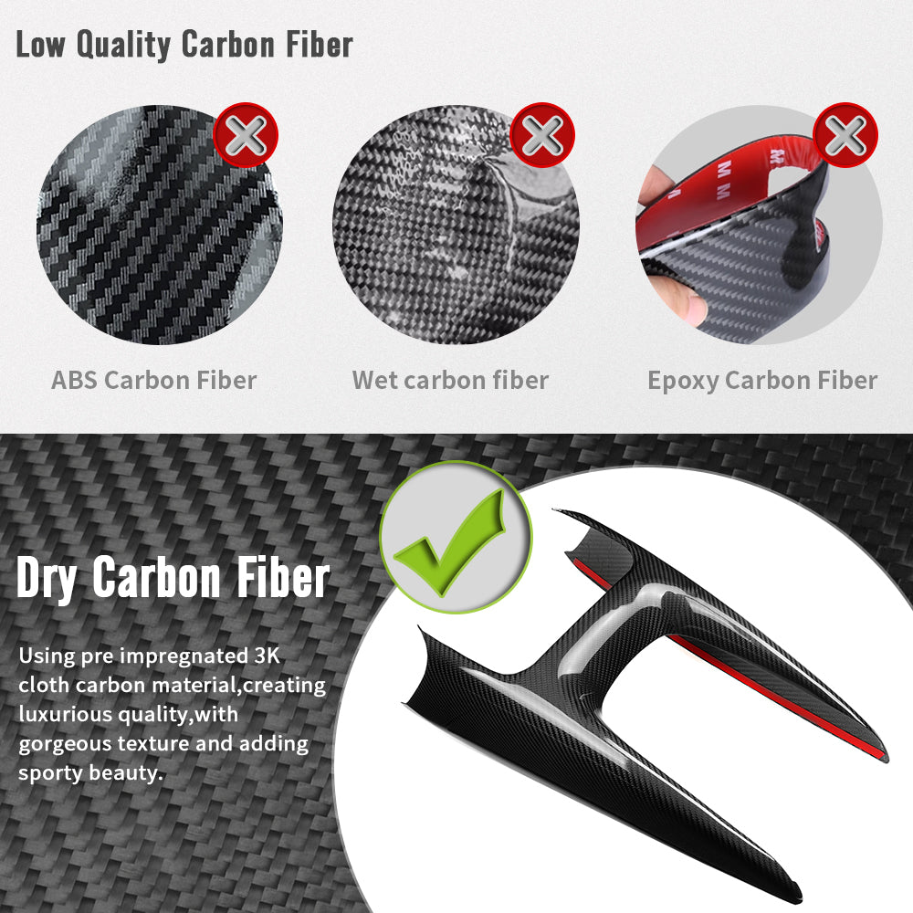 Authentic Carbon Fiber Gear Shift Panel Top Cover Trim For Toyota GR Corolla GZEA14 Morizo 2023 2024 2025