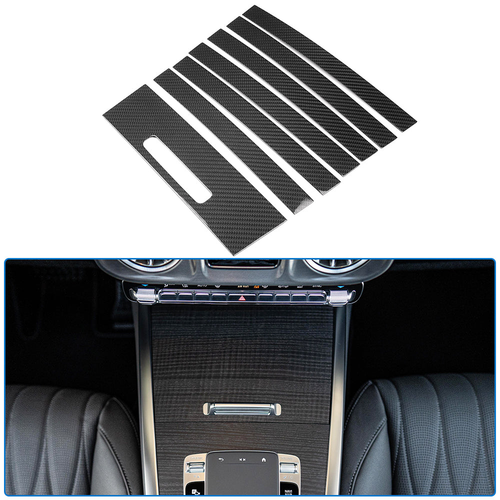 Authentic Carbon Fiber Gear Shift Storage Box Cover Trim For Mercedes Benz G Class G500 G550 G63 W463 W464 AMG 2025