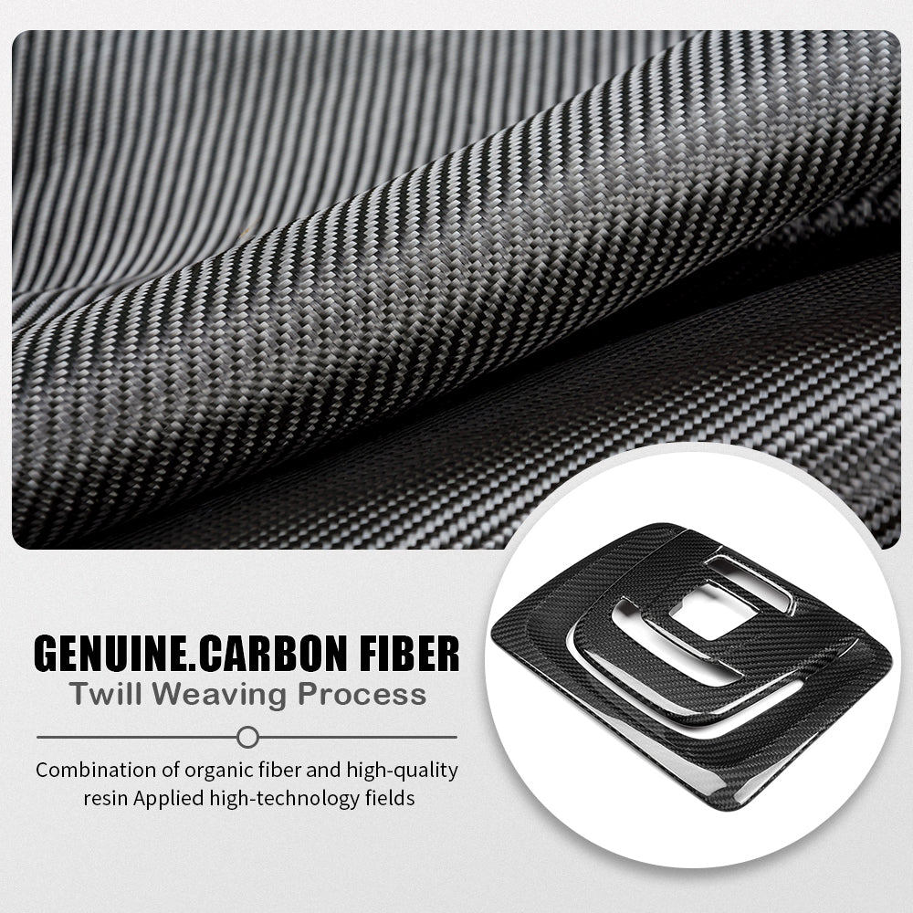Dry Carbon Fiber Roof Reading Light Lamp Cover Trim For Toyota GR Corolla GZEA14 2023 2024 2025