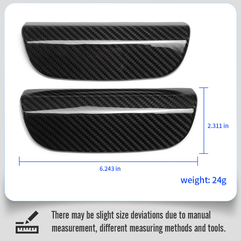 Genuine Carbon Fiber Seat Headrest Lower Trim Cover For Lotus Emira Sports Coupe V6 I4 2022 2023 2024 2025