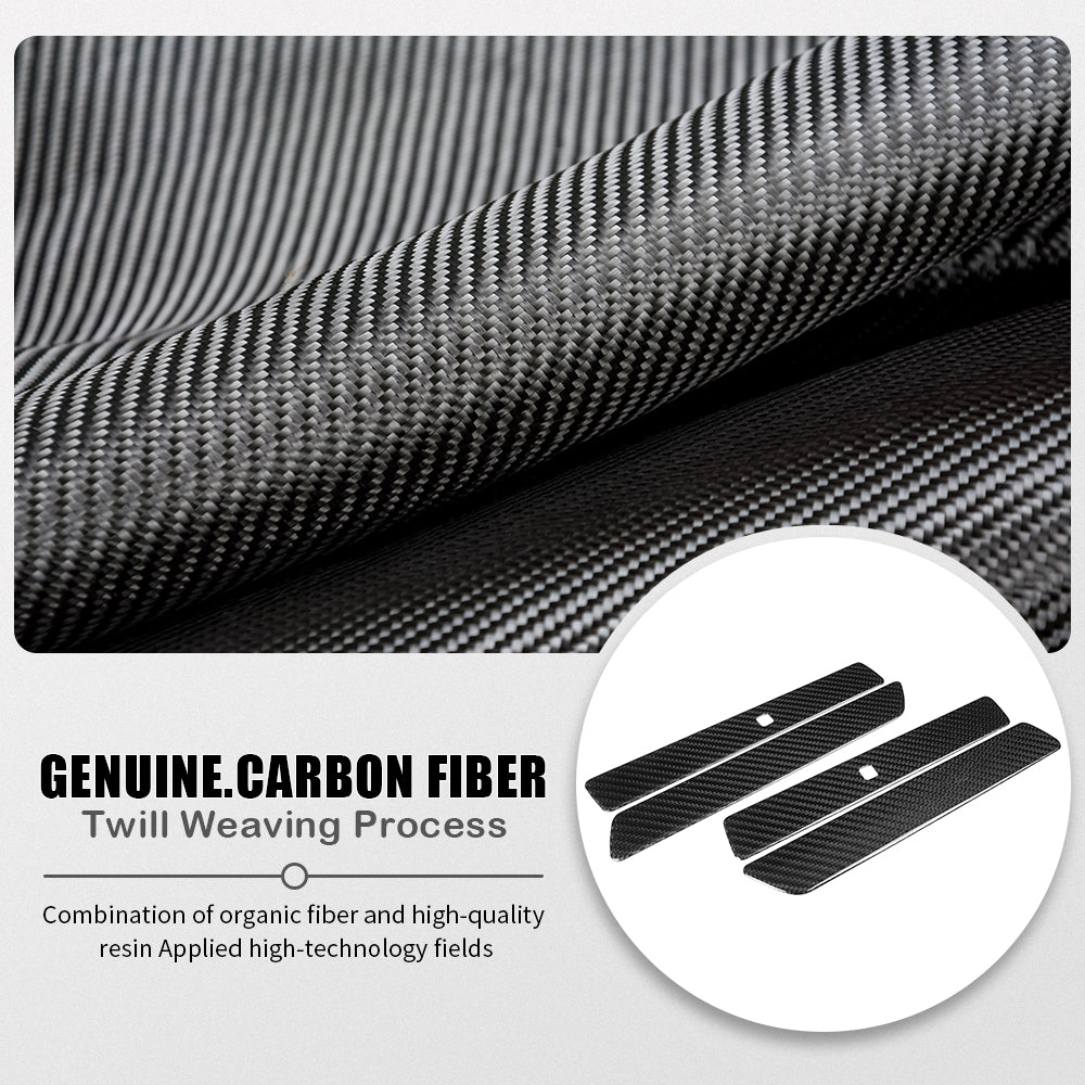 Dry Carbon Fiber Exterior Door Handle Covers Trim For Hyundai Ioniq 5 NE SE 2022 2023 2024 2025