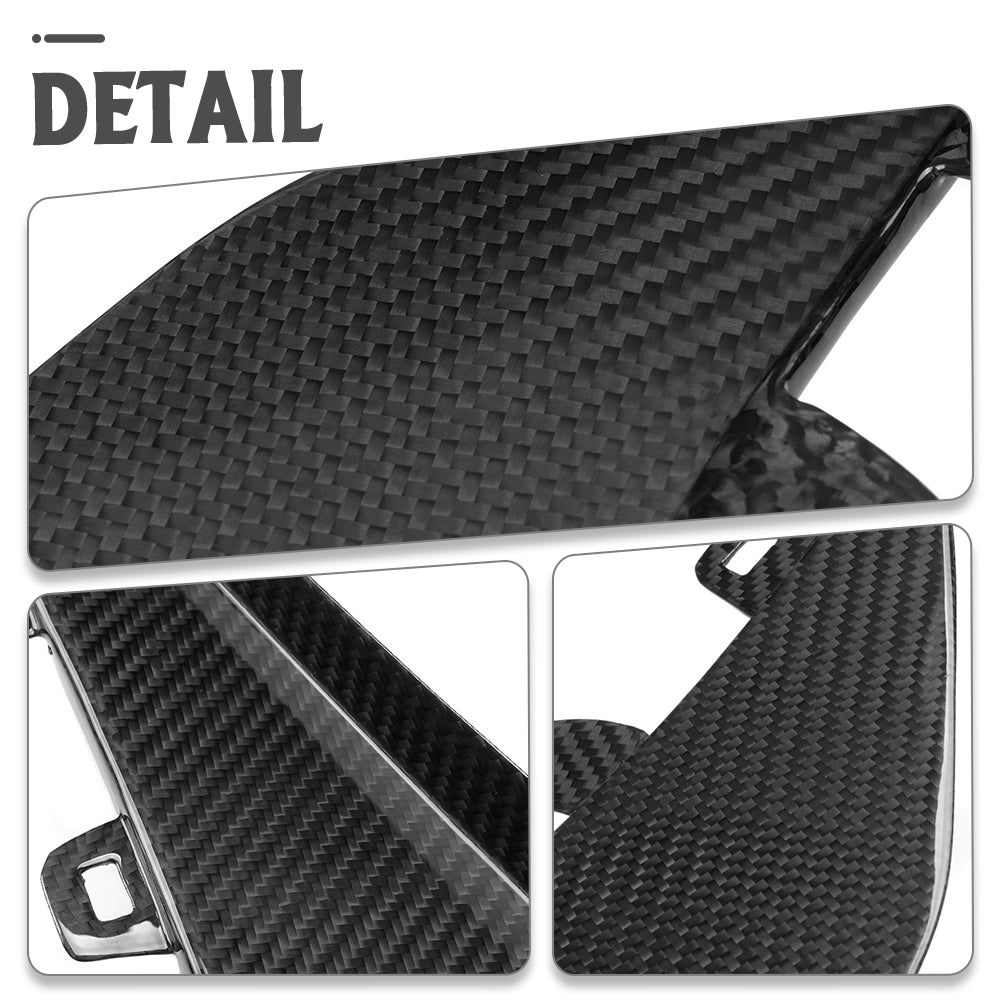 Motorsport-Grade Carbon Fiber Front Side Canards For Corvette C8 Z06 2023 2024 2025, Front Body Diffuser Fins