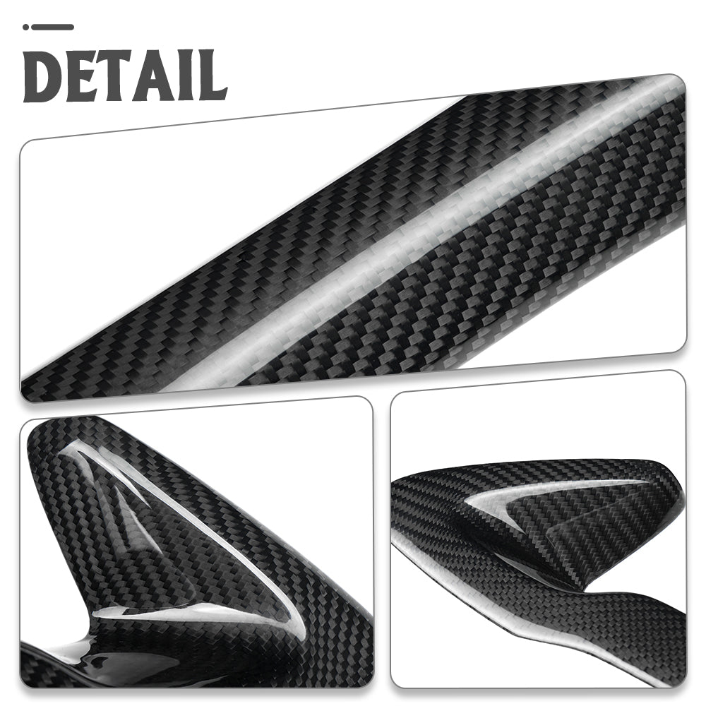 Dry Carbon Fiber Front Seat Headrest Lower Trim Panel For Toyota GR Corolla GZEA14 2023 2024 2025