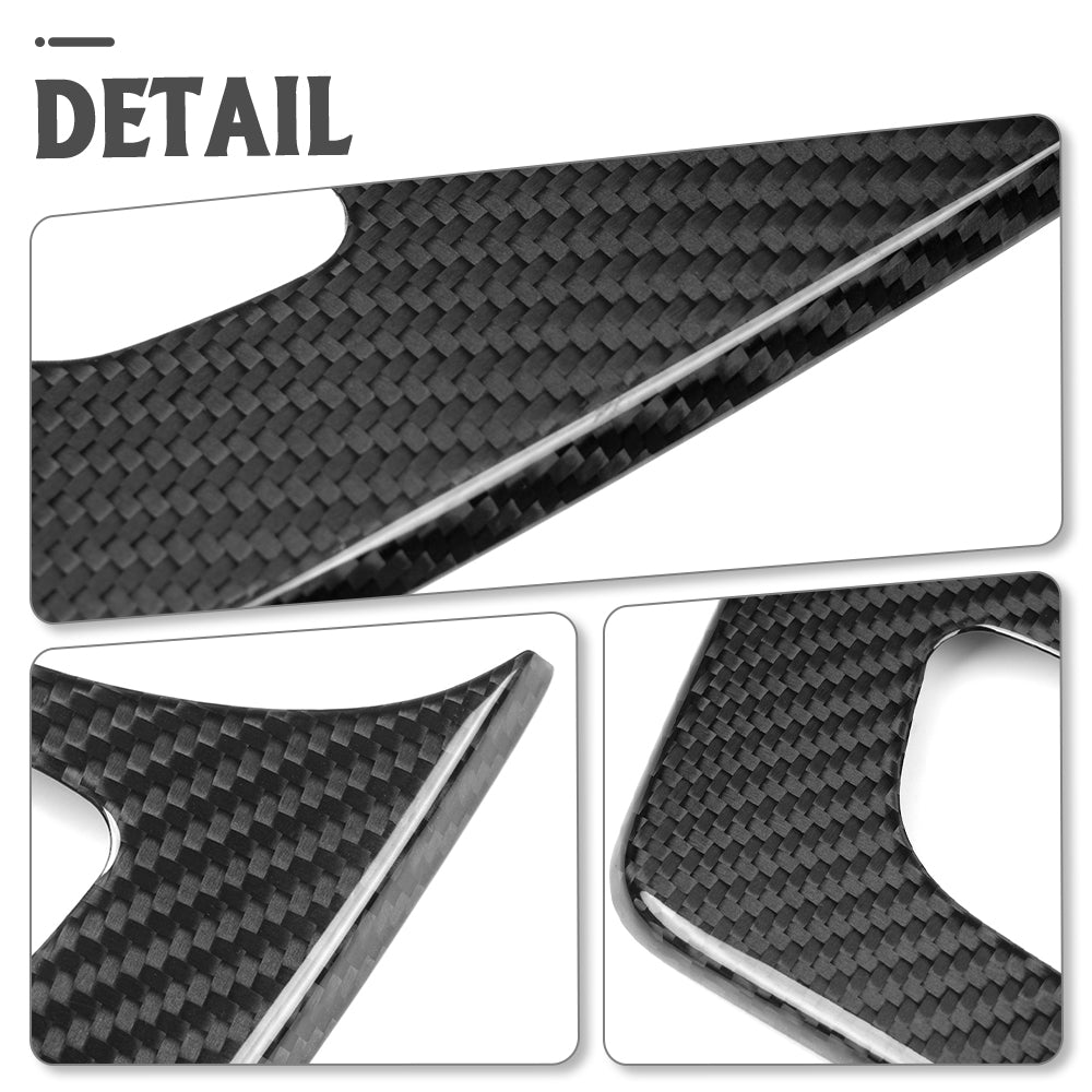 Real Carbon Fiber Center Console AC CD Switch Panel Frame For Mercedes Benz G Class G500 G63 W463A W464 2019-2025