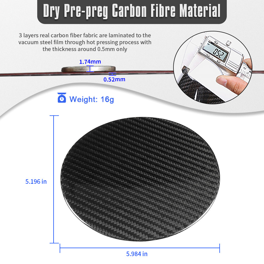 Car Fuel Tank Cover Trim For For Lotus Emira I4 V6 Sports 2022 2023 2024 2025, Dry Carbon Fiber Oil Gas Cap