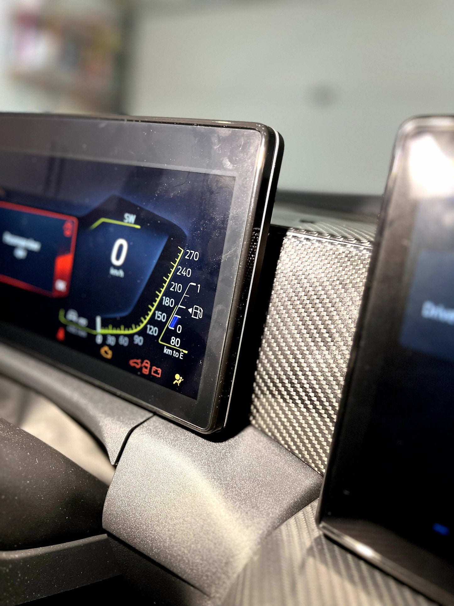 For Mustang S650 GT Dark horse Ecoboost Dashboard Trims Instrument Rear Panel Real Carbon Fiber