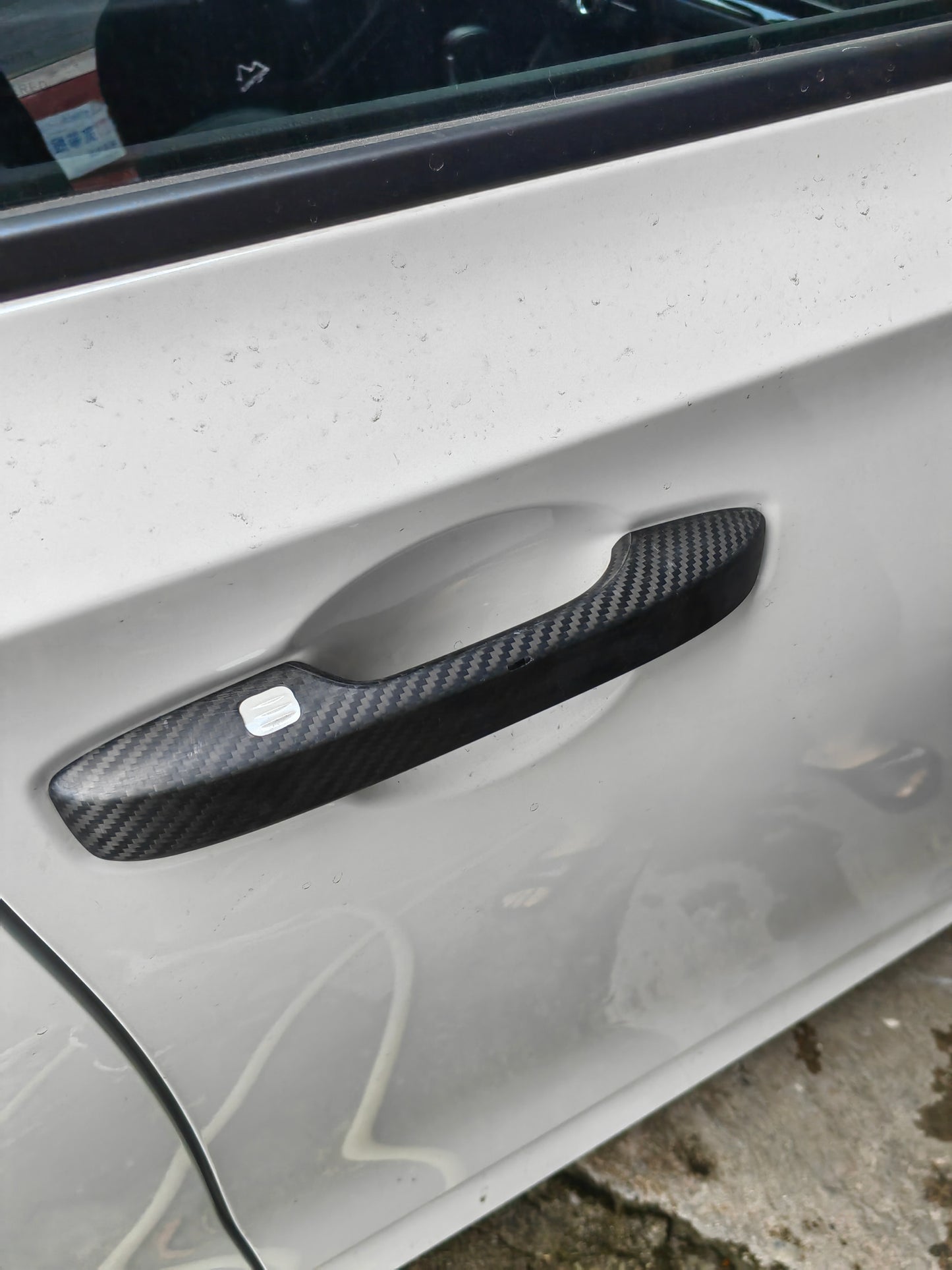 For Acura Integra Type S DE4 DE5 2022+ Outer Door Handle Cover Real Carbon Fiber
