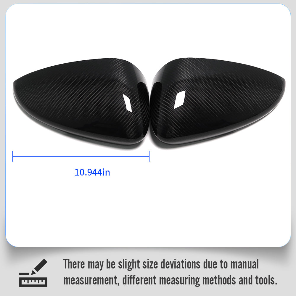 Real Dry Carbon Fiber Rearview Mirror Cover Trim For Lotus Emira V6 I4 GT4 Coupe HTC 2022 2023 2024 2025