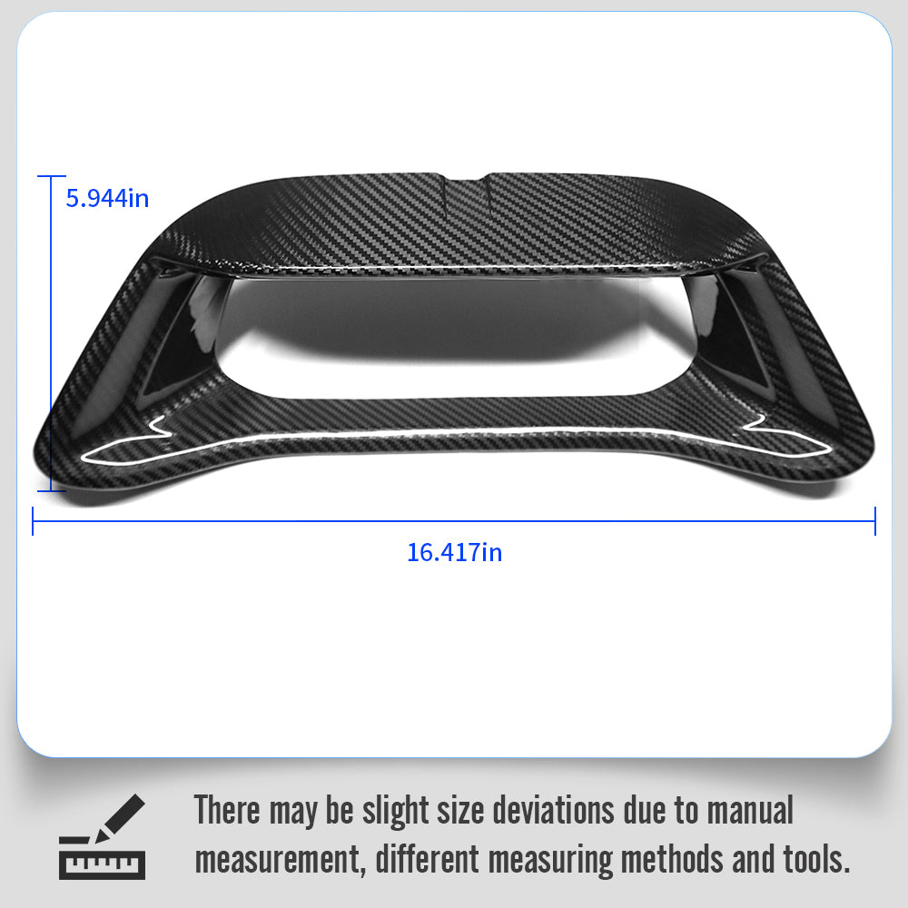 Dry Carbon Fiber Dash Instrument Cluster Frame Trim For Lotus Emira V6 I4 GT4 2022 2023 2024 2025