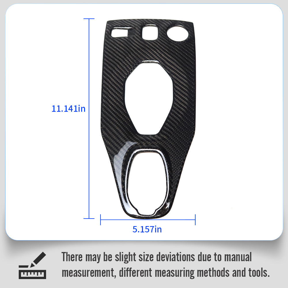 AT Gear Shift Panel Cover Trim For Lotus Emira V6 GT4 Convertible HTC 2022 2023 2024 2025, Real Dry Carbon Fiber Material