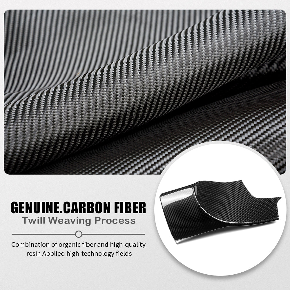 Dry Carbon Fiber Driver Side Air Vent Lower Part Trim For Toyota GR Corolla Hatchback GZEA14 2023 2024 2025, Left Lower Dashboard Side Panel Cover