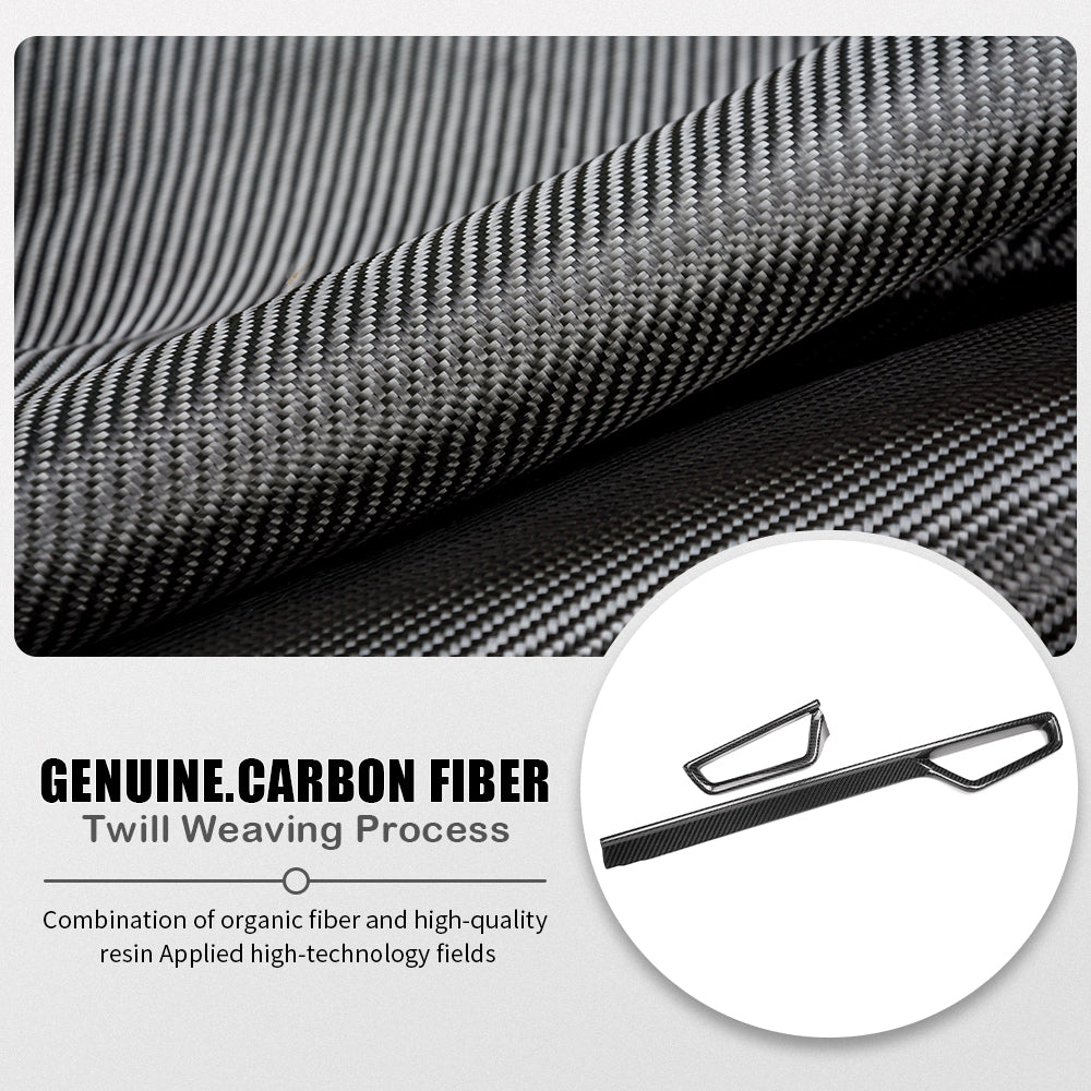 Dry Carbon Fiber Center Console Dashboard Vent Kits Trim For Toyota GR Corolla GZEA14 2023 2024 2025