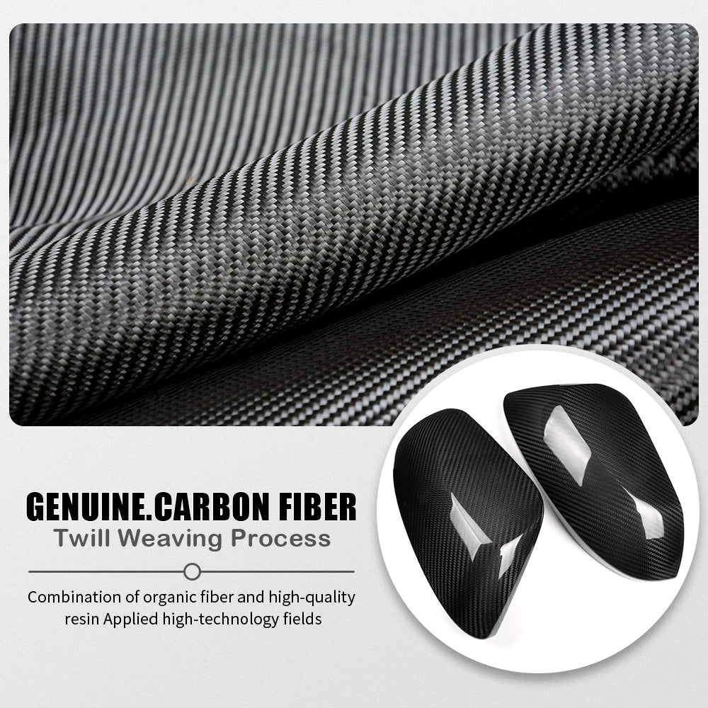 Dry Carbon Fiber Side Rearview Mirror Caps Trim For Toyota GR Corolla GZEA14 E210 2023 2024 2025