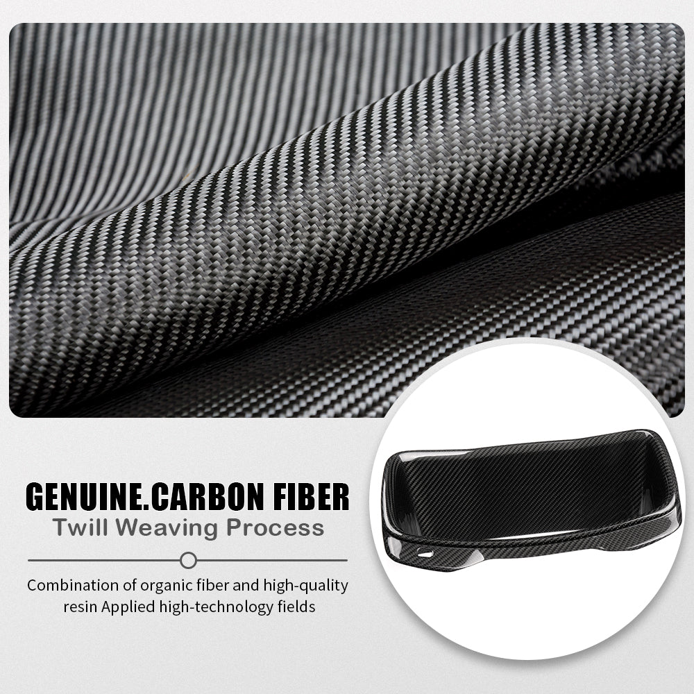 Dry Carbon Fiber Dashboard Instrument Frame Cover Trim For Toyota GR Corolla GZEA14 Morizo 2023 2024 2025