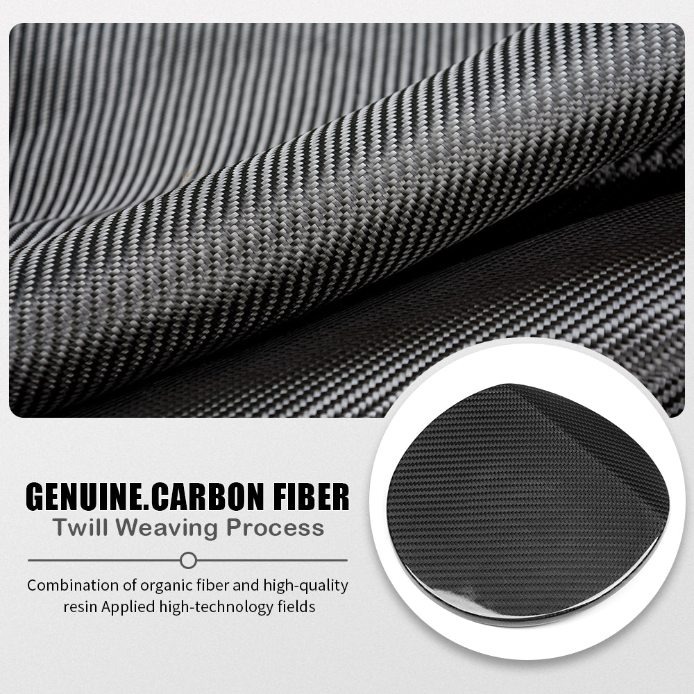 Real Carbon Fiber Fuel Tank Cover Trim For Toyota GR Corolla GZEA14 Morizo 2023 2024 2025, Car Oil Gas Cap Door Cover