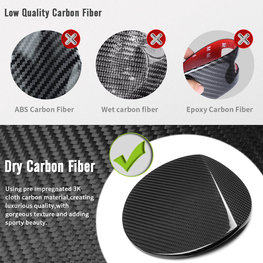 Real Carbon Fiber Fuel Tank Cover Trim For Toyota GR Corolla GZEA14 Morizo 2023 2024 2025, Car Oil Gas Cap Door Cover
