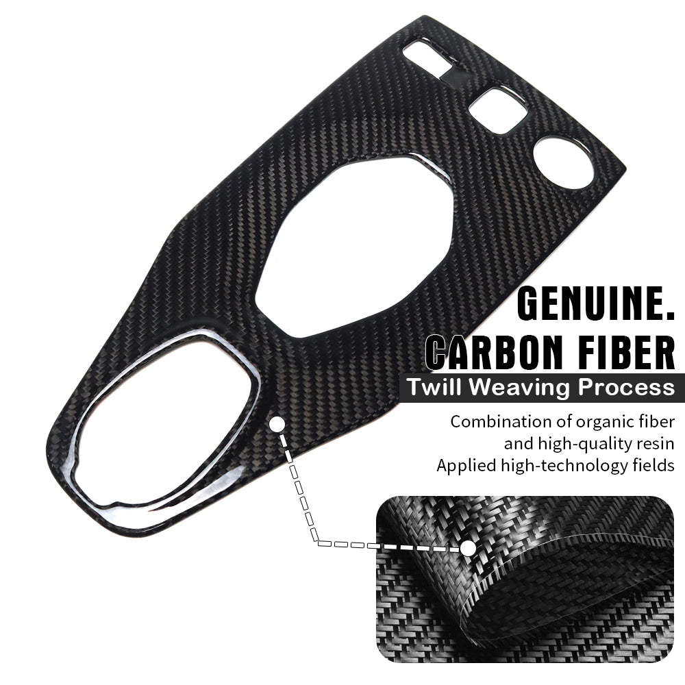 AT Gear Shift Panel Cover Trim For Lotus Emira V6 GT4 Convertible HTC 2022 2023 2024 2025, Real Dry Carbon Fiber Material