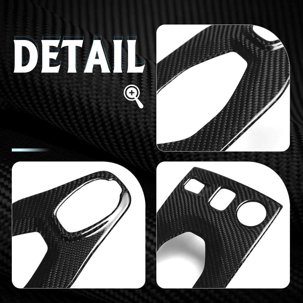 AT Gear Shift Panel Cover Trim For Lotus Emira V6 GT4 Convertible HTC 2022 2023 2024 2025, Real Dry Carbon Fiber Material