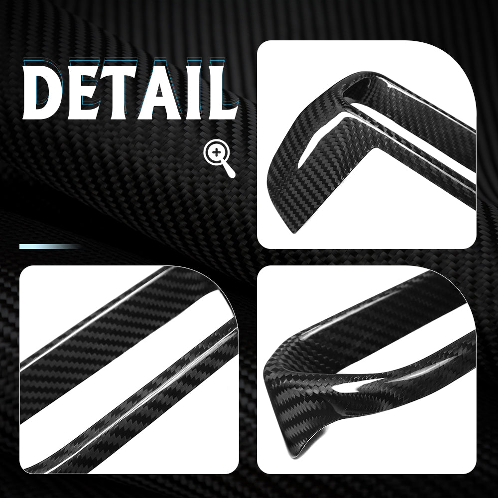 Dry Carbon Fiber Dashboard Side Air Vent Trim Cover For Lotus Emira V6 I4 Sports 2022 2023 2024 2025