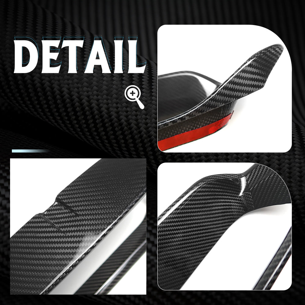 Dry Carbon Fiber Dash Instrument Cluster Frame Trim For Lotus Emira V6 I4 GT4 2022 2023 2024 2025