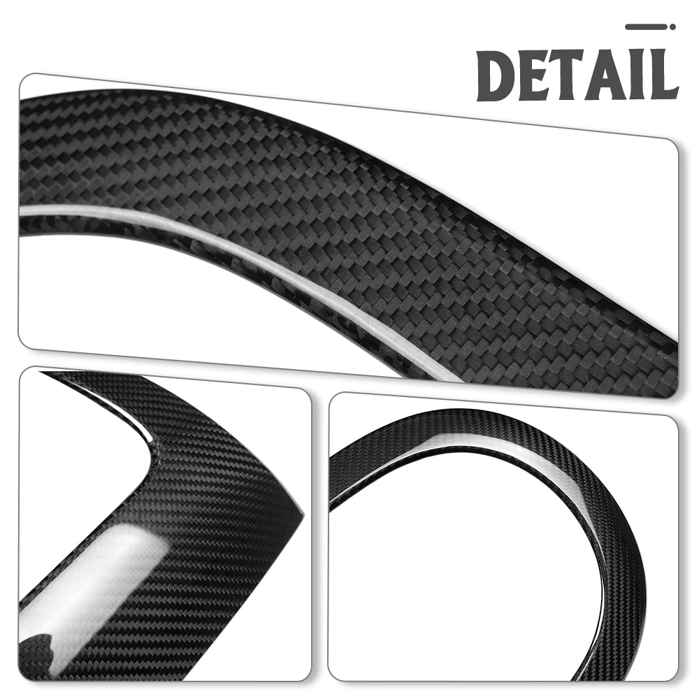 Genuine Carbon Fiber Center Console USB Port Cover Trim For Hyundai Ioniq 5 N 2022 2023 2024 2025