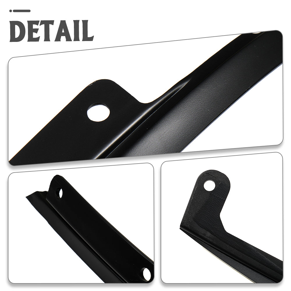 ABS Plastic, Front Wheel Eyebrow Fender Trim for Ford Mustang S650 GT Darkhorse 2024 2025, Car Wheel Arch Covers
