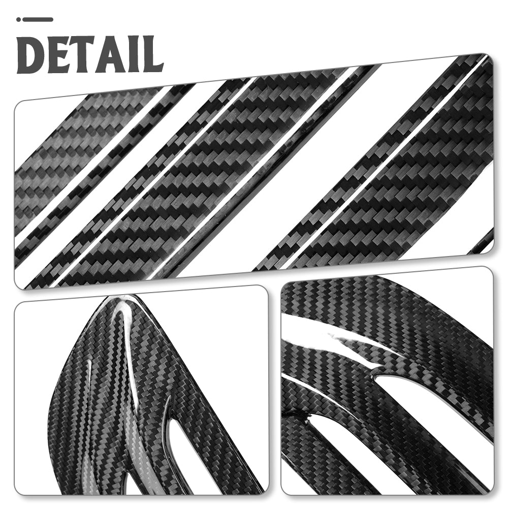 Dry Carbon Fiber Front Hood Vent Cover For Honda Civic Type R FL5 2023 2024 2025 2026, Exterior Trim