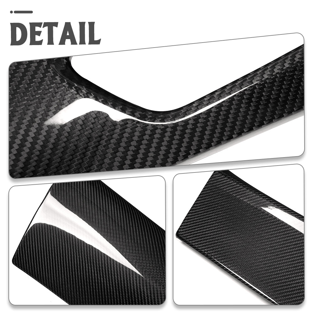 Dry Carbon Fiber Front Rear Door Armrest Upper Trim For Toyota GR Corolla GZEA14 2023 2024 2025, Inner Door Panel Decorative Covers