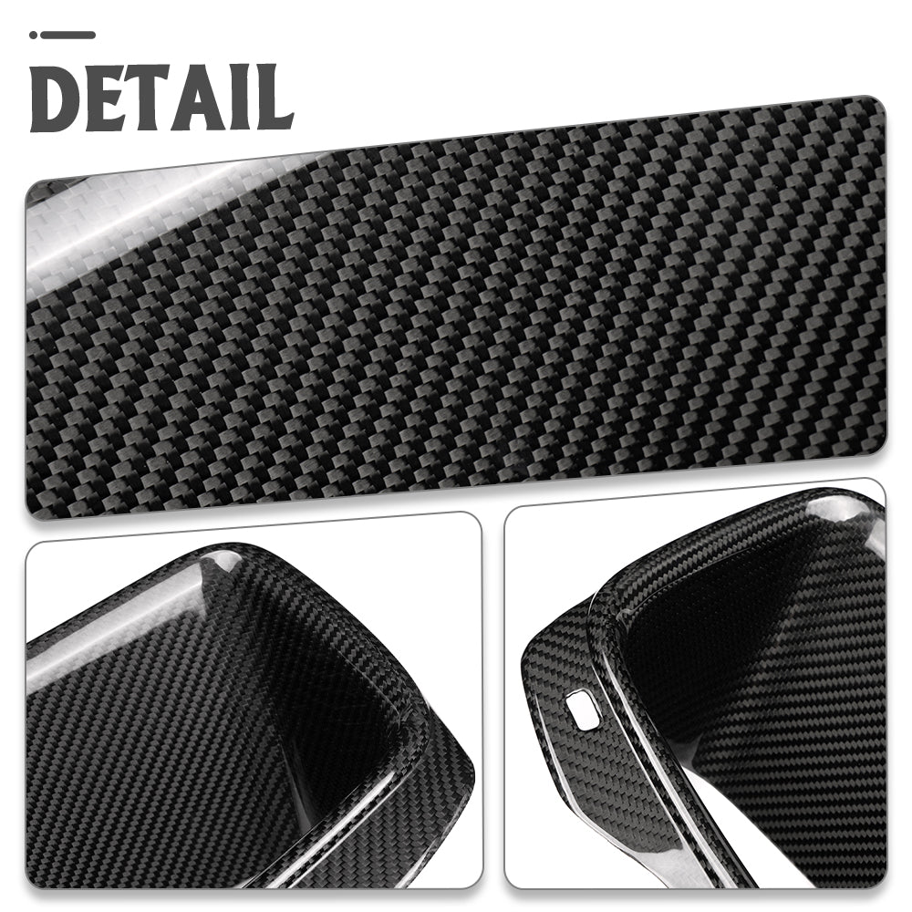 Dry Carbon Fiber Dashboard Instrument Frame Cover Trim For Toyota GR Corolla GZEA14 Morizo 2023 2024 2025