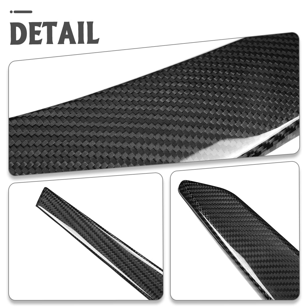 For Toyota GR Corolla GZEA14 Morizo 2023 2024 2025, Inner Door Armrest Lower Panel Cover Trim, Real Dry Carbon Fiber Accessories
