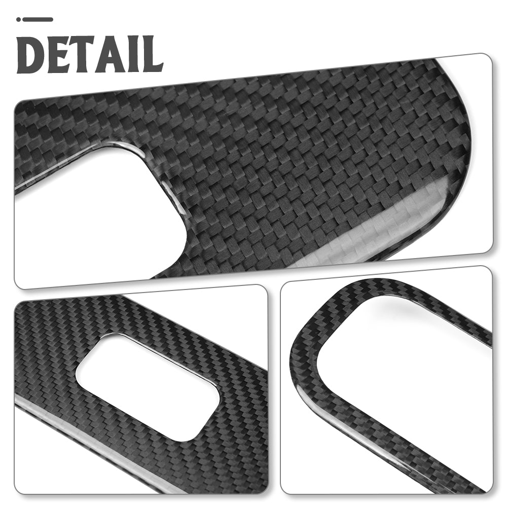 Real Carbon Fiber Door Window Switch Panel Cover Trim For Mercedes-Benz G Class G500 G550 W463a W464 G63 AMG 2019-2025