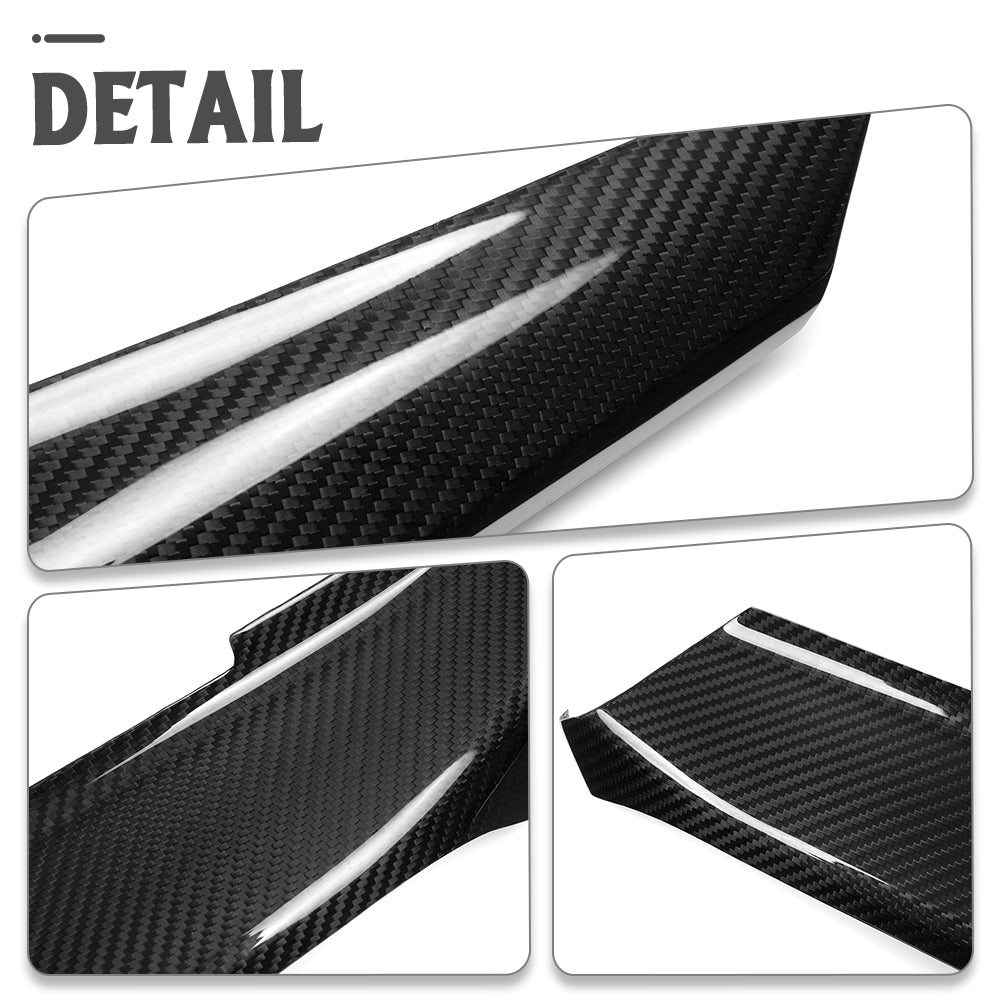 True Carbon Fiber Central Control Dashboard Panel Trim For BMW 2 3 4 Series 2025 LHD G42 G20 G22 G23 G26 M2 G87 M3 G80 G81 M4 G82 G83