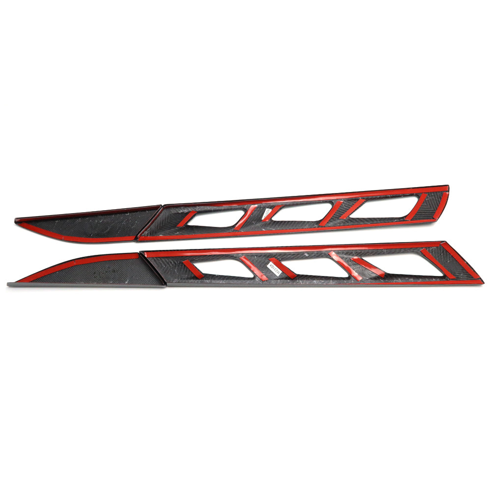 Dry Carbon Fiber Rear Window Roof Hood Vent Trims For Lotus Emira Coupe HTC V6 GT4 I4 Sports 2022 2023 2024 2025