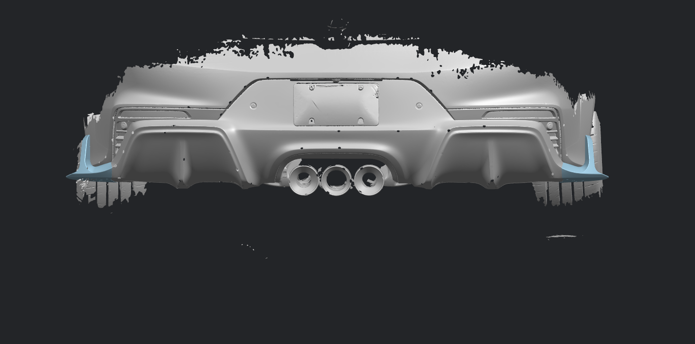 Real Carbon Fiber Rear Spats For Acura Integra Type S A-Spec 2023 2024 2025, Rear Bumper Side Aprons