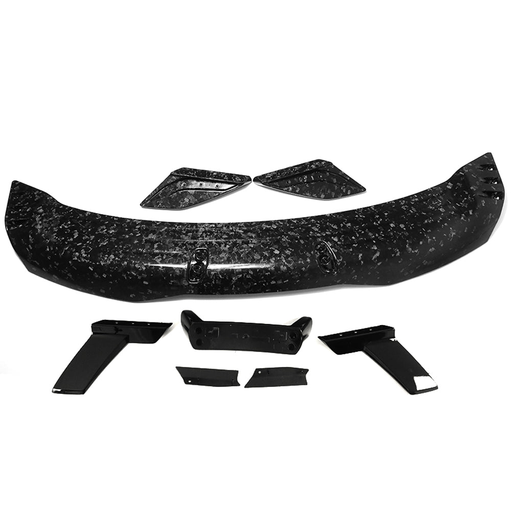 For2024 2025 Mustang S650 GT Dark horse Ecoboost Rear Spoiler HP Spoiler with Gurney Flap Real Carbon Fiber